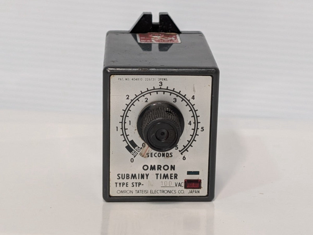 Omron Type STP-100VAC Subminy Timer 0-10 Minutes