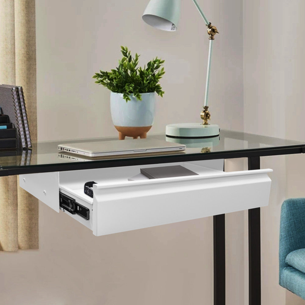 Space Saver Sliding Under Desk Storage Drawer Pull-out Drawer for Sit ...