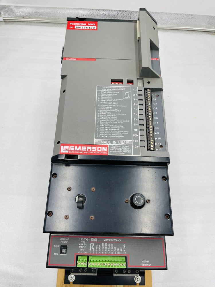 Emerson M0356120 Motion Control Position Servo Drive STOCK 2277