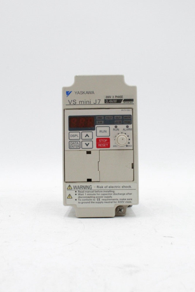 Yaskawa Electric CIMR-J7AA20P4 VS Mini J7 Drive