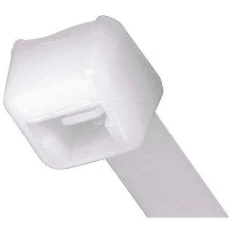 Panduit Plt2m-M Cable Tie, 8 In L, 2 In Max Bundle Dia., Natural, Nylon 6/6, 18