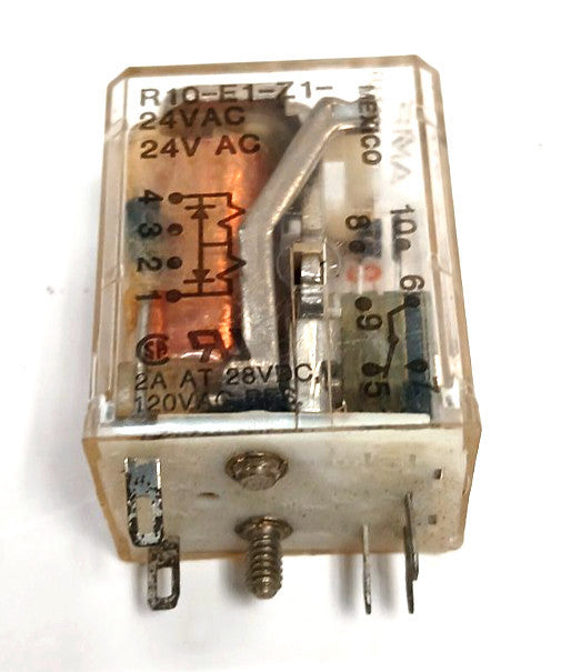POTTER & BRUMFIELD GENERAL PURPOSE RELAY R10-E1-Z1 24 VAC 2A AT 28 VDC