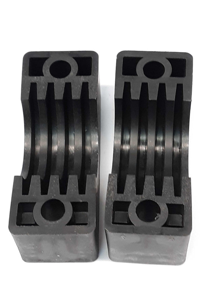 Parker 6483-HPP Plastic Pipe Clamp 1 1/2" Set Lot of 2