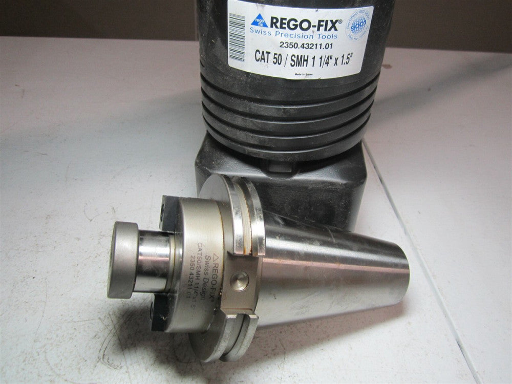 Rego-Fix (2350.43211.01) CAT 50 SMH 1-1/4" x 1.5" Chuck Adapter Tool Holder