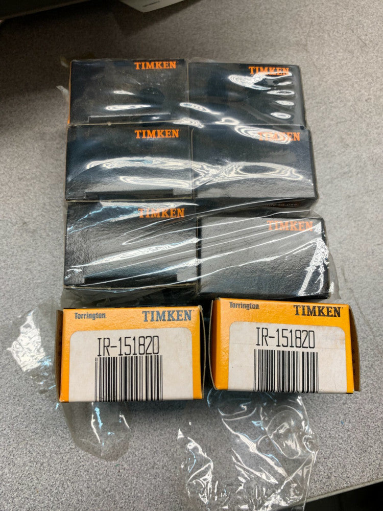 LOT OF 8 NEW IN BOX TIMKEN INNER BEARING RACE IR-151820