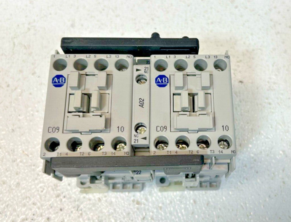 Allen-Bradley 104-C09B22 SER B Reversing Contactor 100-C09*10 SER A