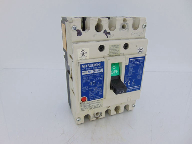 MITSUBISHI NF100-SWU3 040 CIRCUIT BREAKER