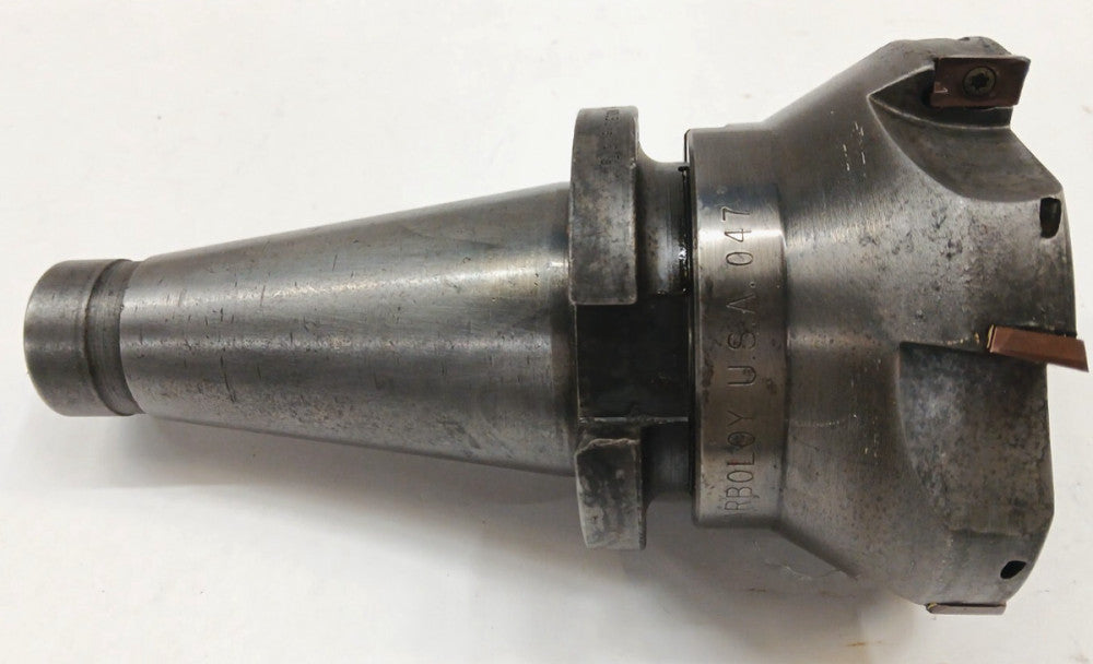 CARBOLOY INDEXABLE FACE MILL CUTTER R220.69-05.00-16G W/TOOLHOLDER NMTB50