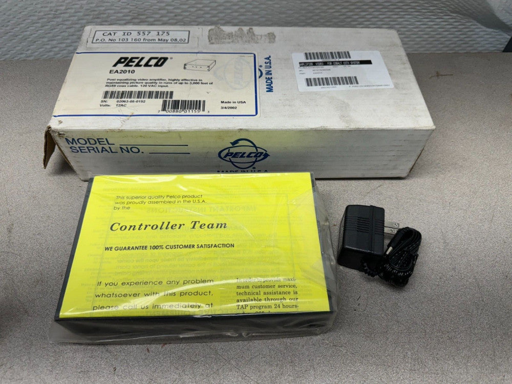 NEW IN BOX PELCO EQUALIZING AMPLIFIER EA2010