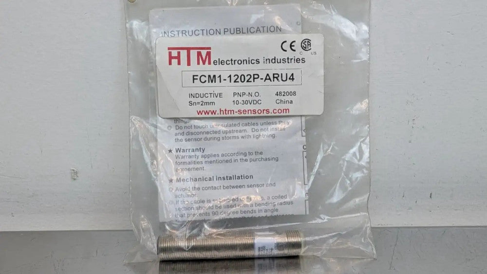 HTM Electronics FCM1-1202P-ARU4 Inductive Sensor 2mm 10-30VDC 200mA