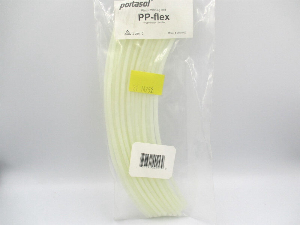 Portasol (7091003) 8 Inch Extruded PP Flex Natural Plastic Welding Rods - 25ct.