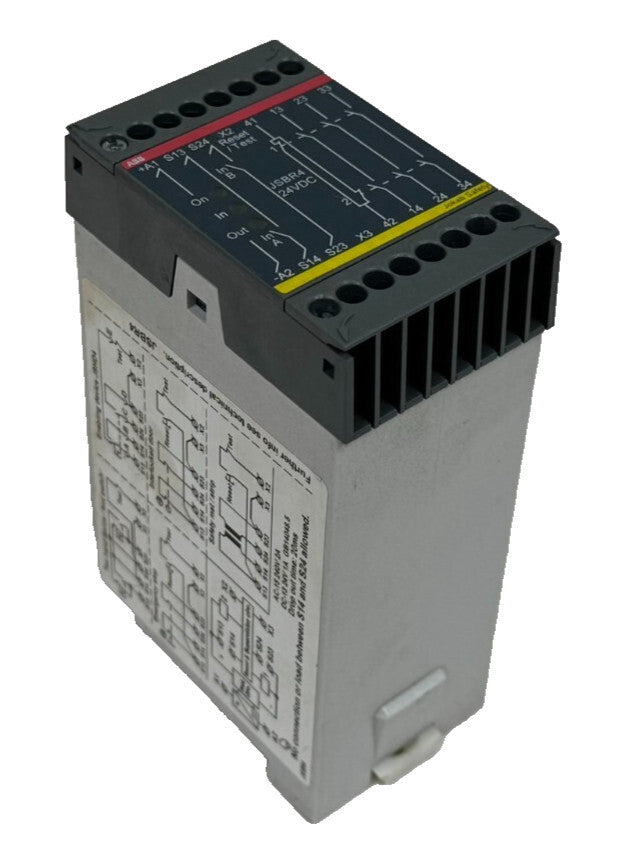 USED ABB JOKAB 2TLA010002R0000 SAFETY RELAY JSBR4 24VDC