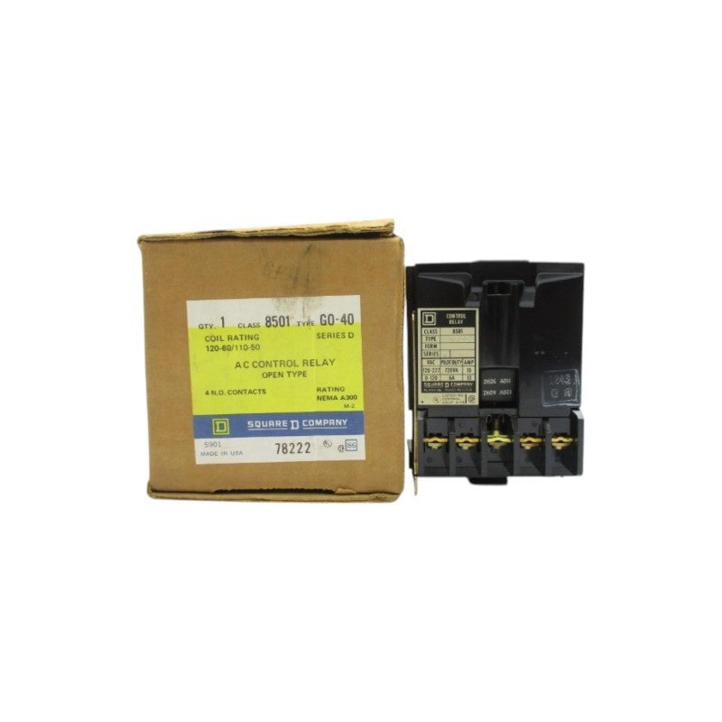 SQUARE D 8501-G040 SER. D 120V NSMP