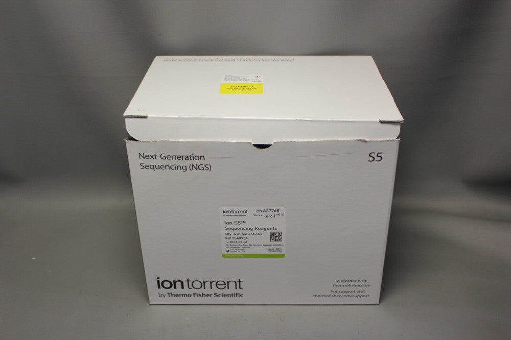 NEW THERMO/ION TORRENT ION S5 SEQUENCING REAGENTS A27768 EXP 2023-08-31