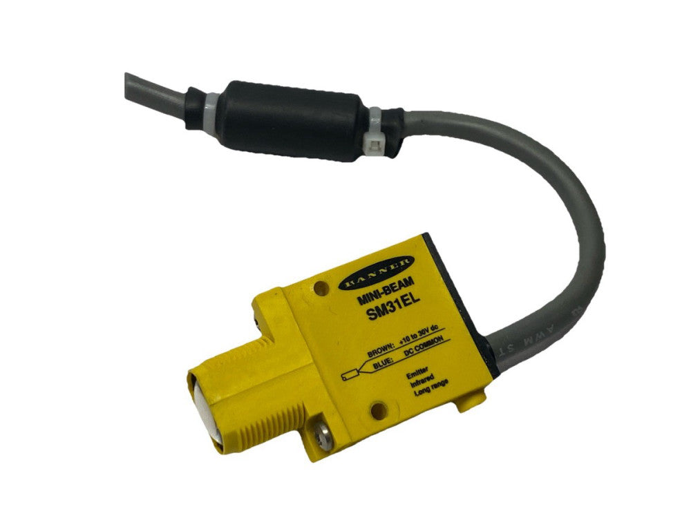 Banner SM31EL Mini-Beam Series Receiver Sensor 3m 10-30VDC