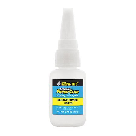 Vibra-Tite 30120 Instant Adhesive, 301 Series, Clear, 1 Lb, Bottle