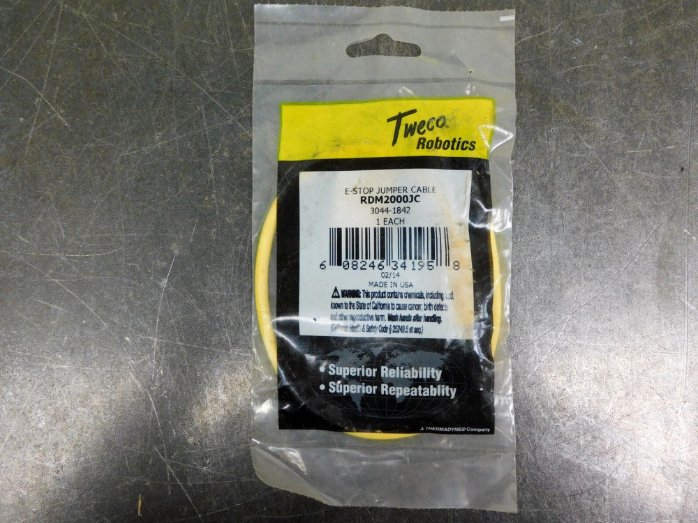 Tweco Welding Robot E-Stop Jumper Cable RDM-2000-JC 3044-1842 RDM2000JC