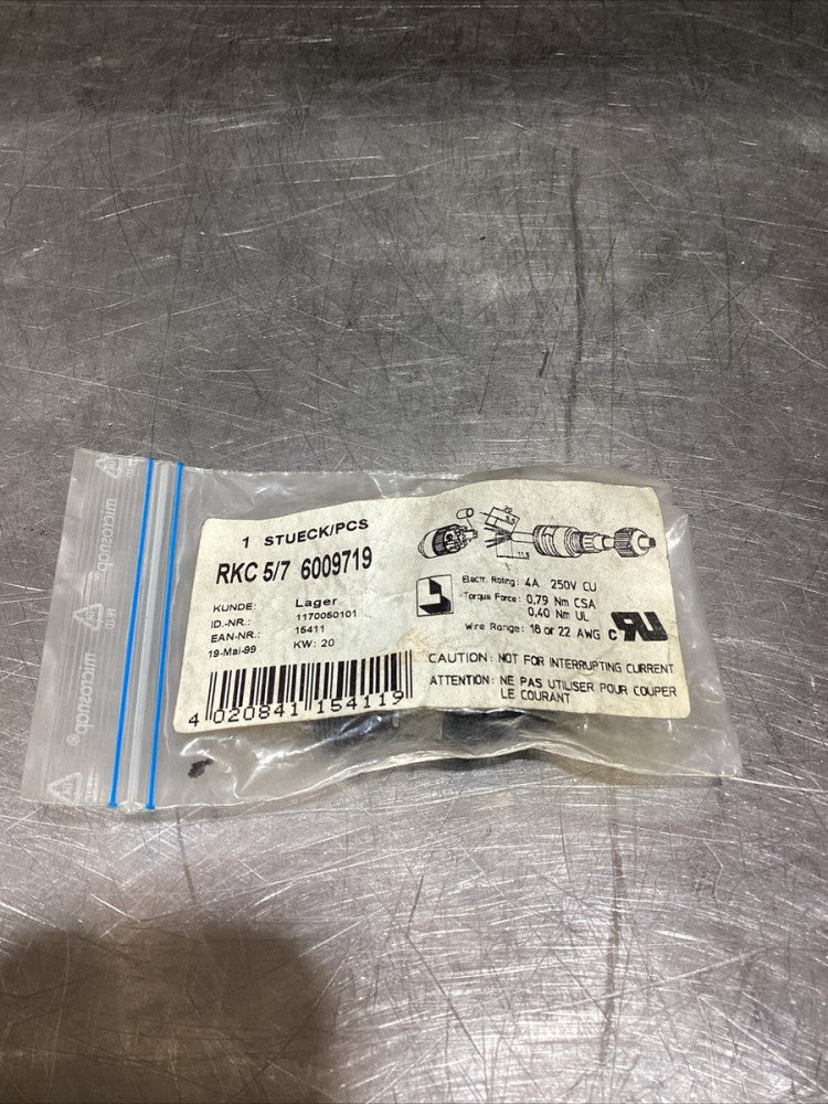 RKC 5/7 6007302, 4A, 250V CU, NOS Surplus