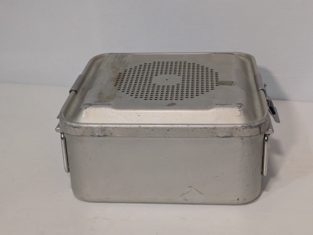 Aesculap JK341 SterilContainer Half Size Sterilization Case, Aluminum