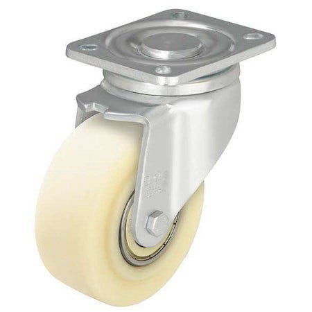 Zoro Select Lh-Gspo 80K Swivel Plate Caster,Nylon,3-1/8 In,1540 Lb,A