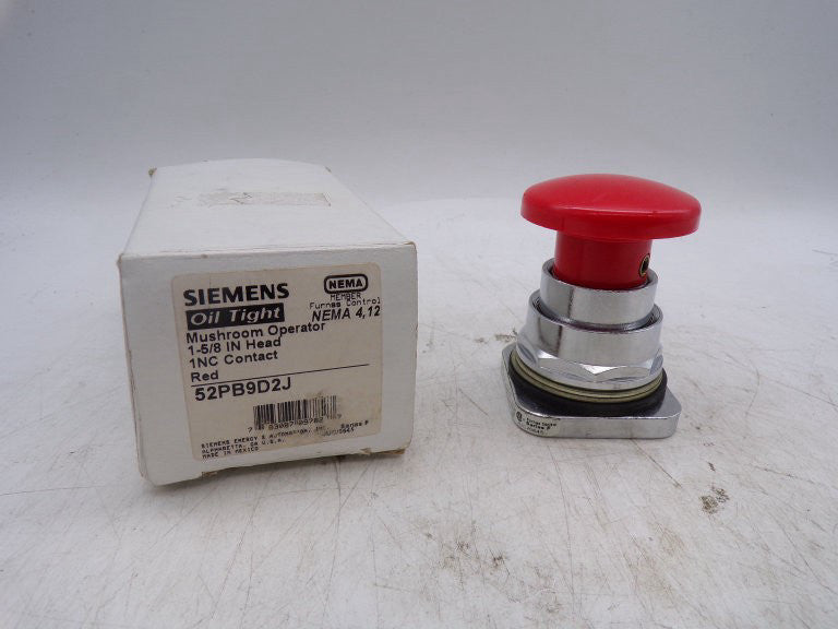 SIEMENS 52PB9D2J PUSHBUTTON