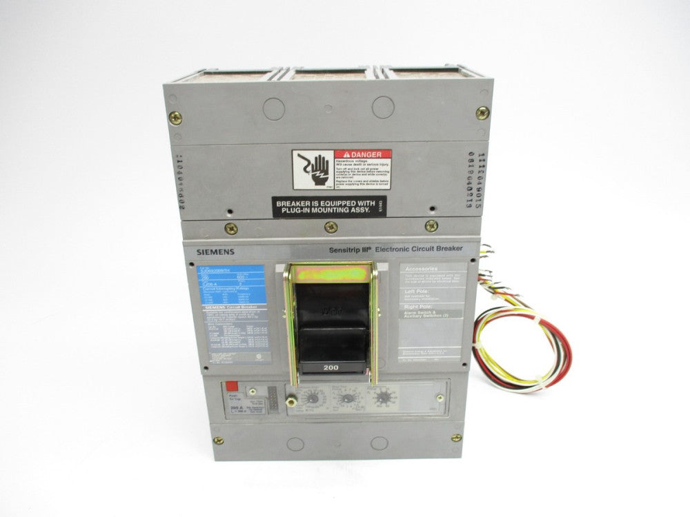 SIEMENS SJD69200NTH 200A 600VAC NSNP