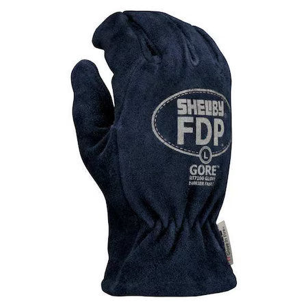 Shelby 5228 Firefighters Gloves,2Xl,Blue,Pr