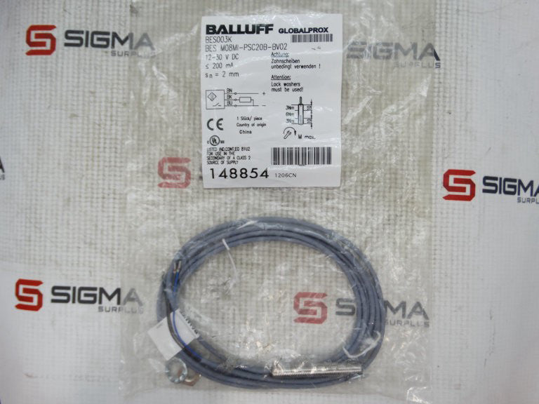 BALLUFF BES M08MI-PSC20B-BV02 SENSOR