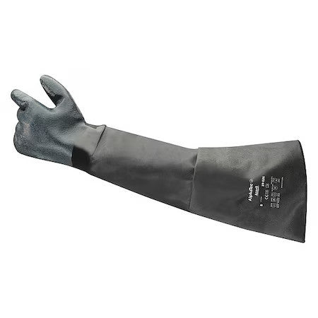 Ansell 19-026 Solvex 19-026 Chemical Resistant Gloves, Neoprene, 26 In L, 85