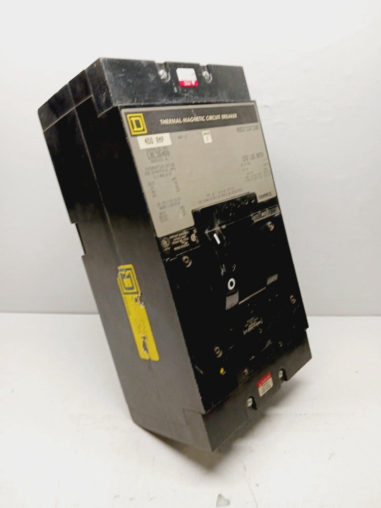 SQUARE D LAL36400MB 400 AMP CIRCUIT BREAKER 3 POLE 600 VAC