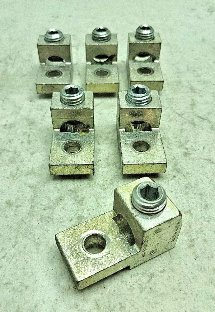 6 Pack Ilsco D3772 Mechanical Lug 350MCM-4 CU9 Used