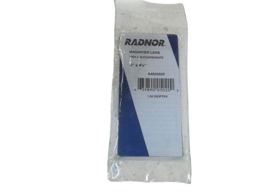 RADNOR 64005020 MAGNIFIER LENS 1.50 DIOPTER NSMP