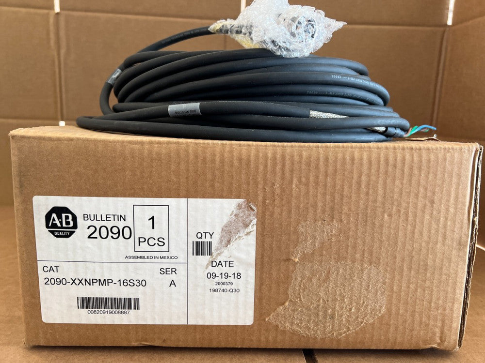 ALLEN BRADLEY, 2090-XXNPMP-16S30, NON-FLEX 16GA DRIVE CABLE,15M NIB! MAKE OFFER!