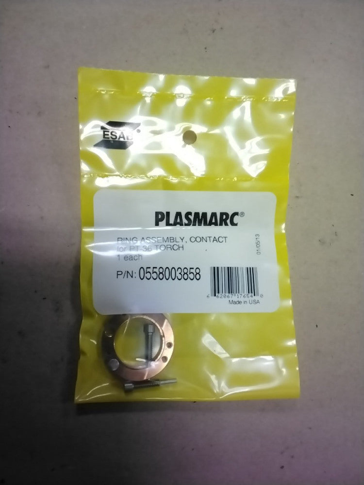 ESAB 0558003858 PLASMA CONTACT RING ASSEMBLY FOR PT-36
