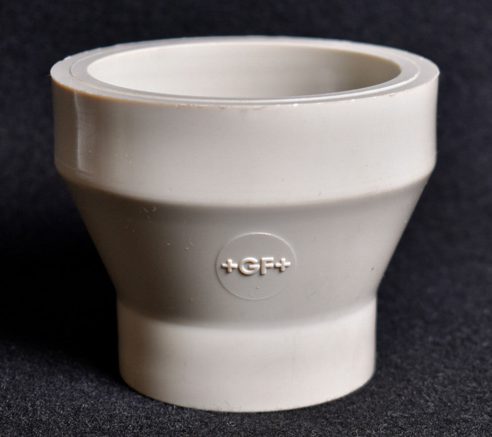 Georg Fischer Reducer Bushing PP 50-40mm 1-1/2" x 1-1/4" Butt Fusion 727.908.552