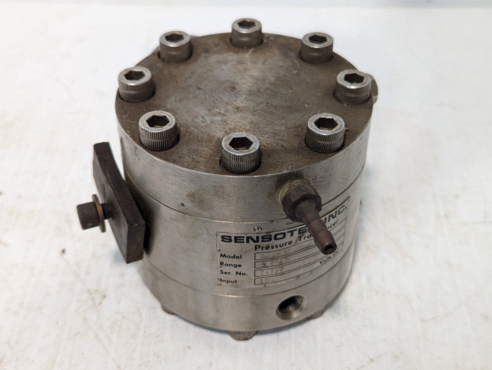 SENSOTEC, Pressure Transducer, Model# Z, Serial# 24737, Input 10