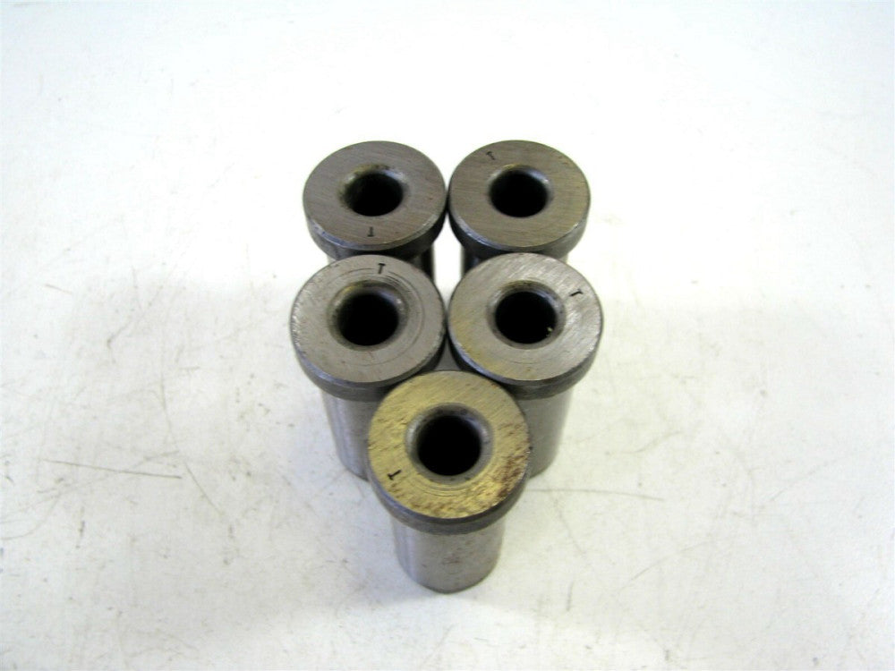 (H48-24) T x 3/4 x 1-1/2" T Head Press Drill Bushings NEW - Lot of 5 