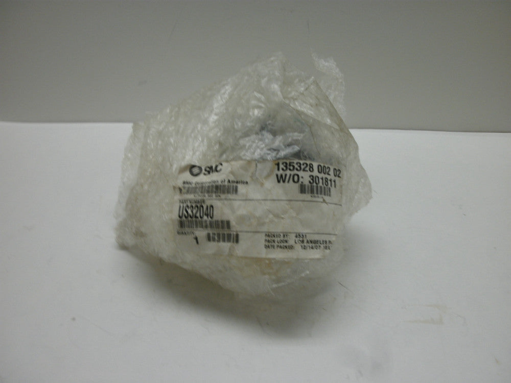 SMC US32040 AIR CYLINDER G 1/8-28 MAX.PRESS145 PSI 1.00MPa NEW NO BOX