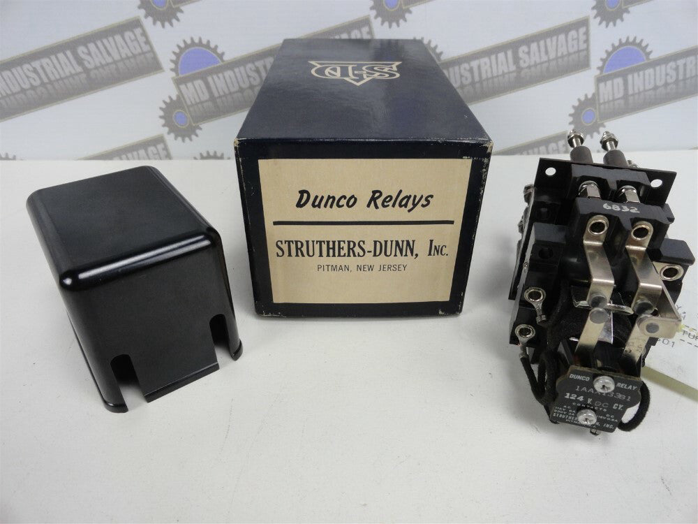 STRUTHERS-DUNN 1AAX133B1 with a CX3703 Extension 124VDC (NEW in the BOX)