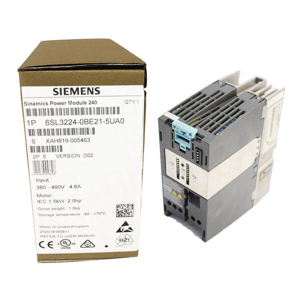 New In Box SIEMENS 6SL3224-0BE21-5UA0 Power Module Factory Sealed
