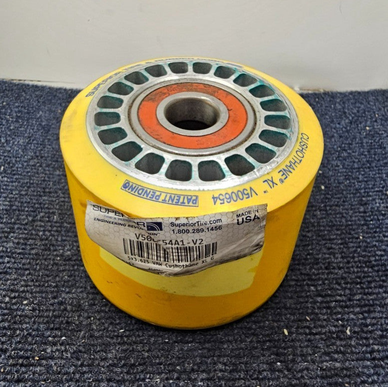 Superior V500654: 5x3.625 VAW Cushothane XL G Load Wheel V500654A1-V2