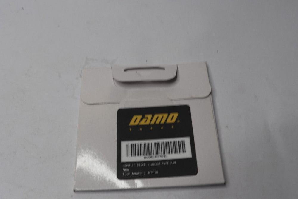 Damo Buff Pad for Granite Polishing & Glazing/Final Buffing Pads Black 4"