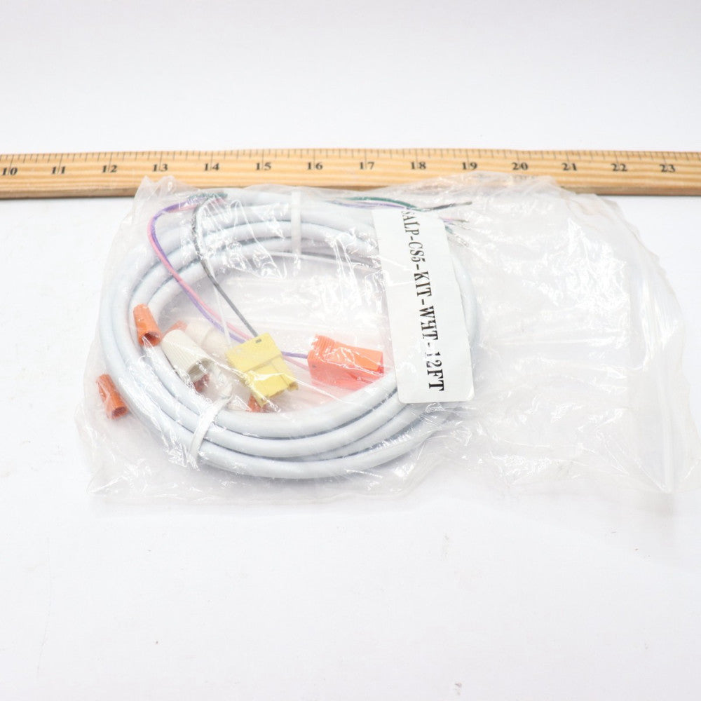 Power Cable Set White 5 Conductor 18-Ga 300V 12' Suspended Length