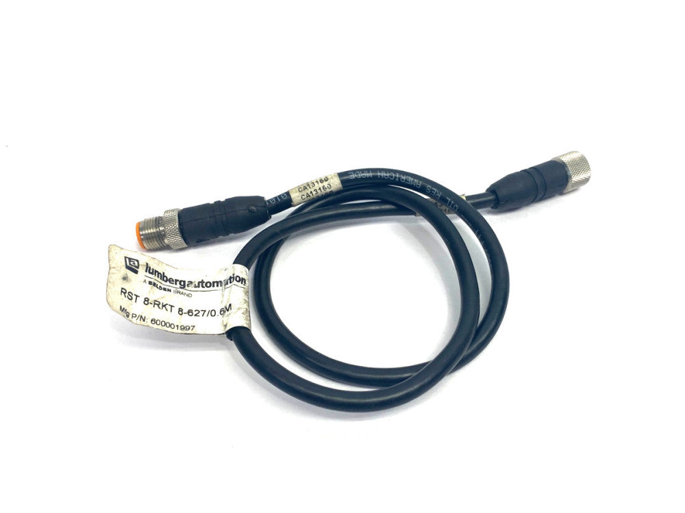 Lumberg RST 8-RKT 8-627/0.6M Double Ended 8-Pin Cordset M to F 600001997
