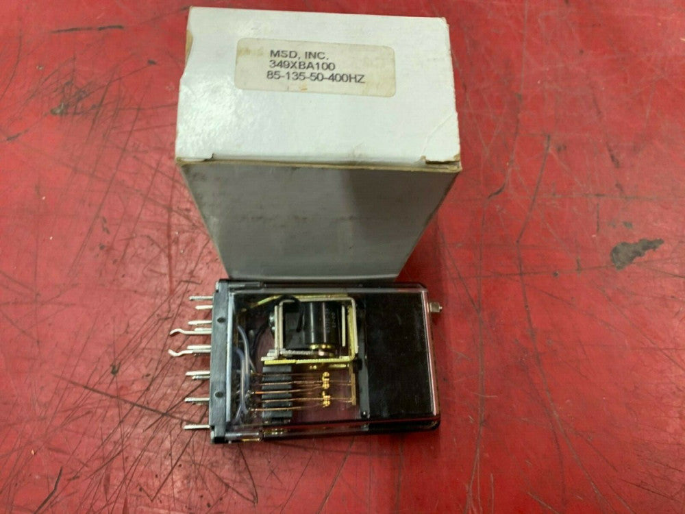 NEW IN BOX MSD INC. RELAY 349XBA100