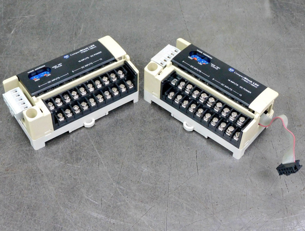 Allen Bradley 1790D-T16BV0 Base Block Module DC Input IP20 Lot of Two (2)