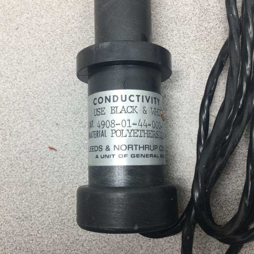 NEW NO BOX LEEDS CONDUCTIVITY CELL TUBE SAWN THRU NO DAMMAGE TO WIRES 4908-01-44