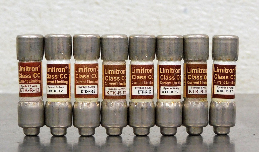 Cooper Bussmann - LImitron KTK-R-12 Current Limiting Fuse 600V AC 12 A Lot of(8)