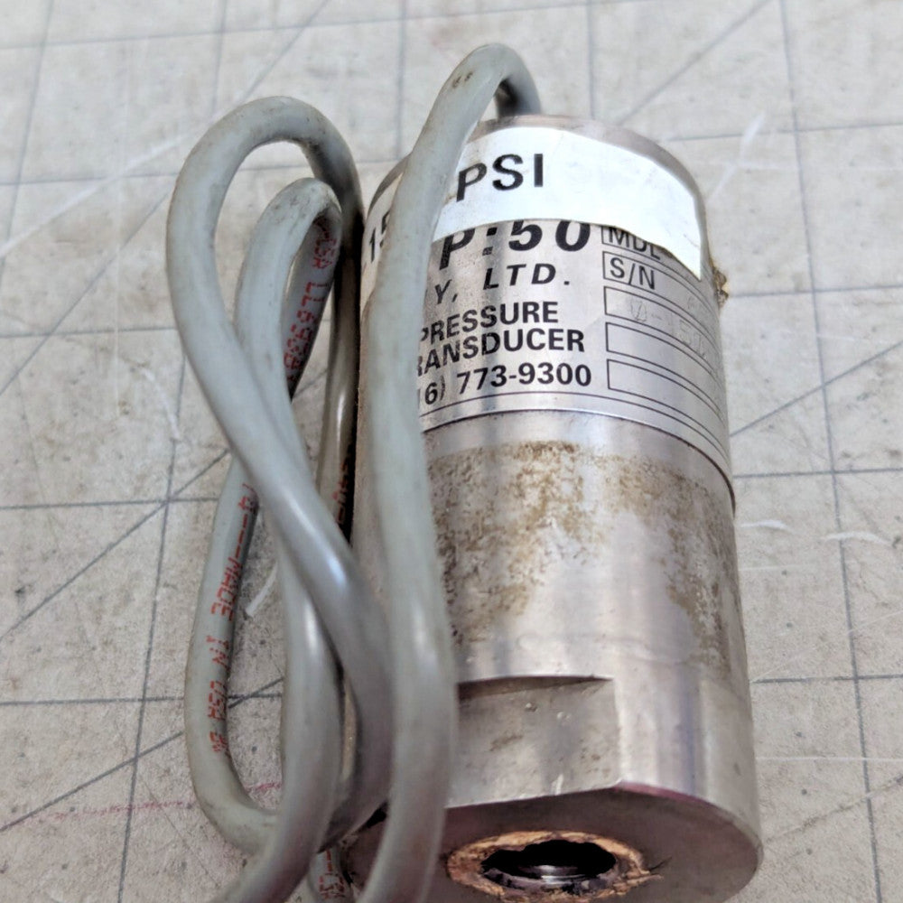 GP: 50 Model 211 Industrial Grade Pressure Transducer 0~150 PSIG [C9S4]#16