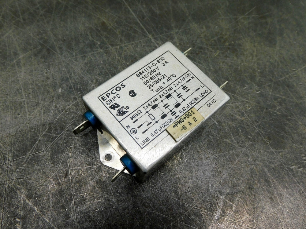 Siemens  Epcos B84113-C-B30 Power Line Filter 115/250V